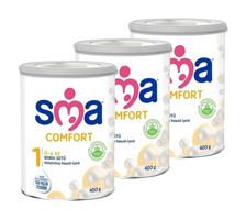 Sma Comfort Laktozlu Probiyotikli 1 Numara Bebek Sütü 3x400 gr