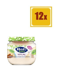 Hero Baby Laktozsuz Tahıllı Kavanoz Maması 12x120 gr