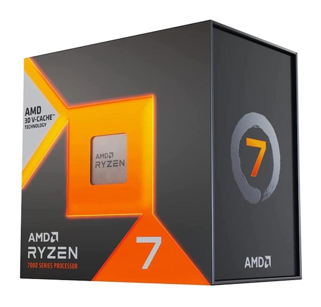 AMD Ryzen 7 7800X3D 8 Çekirdekli 4.2 Ghz 5.0 GHz Turbo Hız 96 MB Ön Bellek AM5 Soket Tipi İşlemci