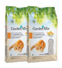 Garden Mix Portakal Kokulu Topaklanan İnce Taneli Bentonit Kedi Kumu 2x10 lt