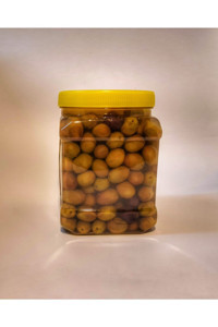 Ertürk Zeytinleri Tuzlu Salamura Çizik Yeşil Zeytin Pet Kavanoz 1 kg