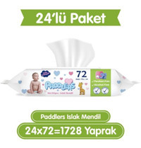 Paddlers 72 Yaprak 24'lü Islak Mendil