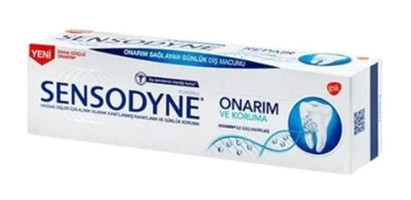 Sensodyne Onarım ve Koruma Naneli Florürlü Diş Macunu 24x75 ml