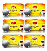 Lipton Yellow Label Siyah Demlik Poşet Çay 6x100 Adet 320 gr