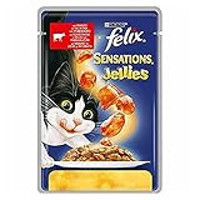 Purina Felix Sensations Sığır Eti Jöleli Yetişkin Yaş Kedi Maması 20x100 gr