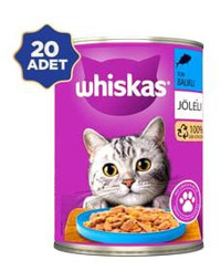 Whiskas Ton Balığı Soslu Yetişkin Yaş Kedi Maması 20x400 gr