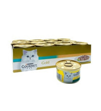 Purina Gourmet Gold Tavşan Parça Etli Soslu Yetişkin Yaş Kedi Maması 12x85 gr