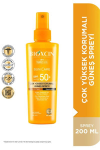 Bioxin Sun Care 50 Faktör Tüm Ciltler İçin Leke Karşıtı Nemlendirici Yağsız Suya Dayanıklı Yüz ve Vücut Güneş Kremi 200 ml