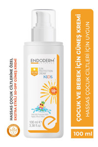 Endoderm Sun Protection 50 Faktör Tüm Ciltler İçin Nemlendirici Suya Dayanıklı Yüz Güneş Kremi 100 ml