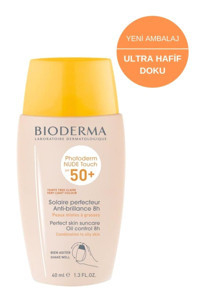 Bioderma Nude Touch 50 Faktör Tüm Ciltler İçin Nemlendirici Suya Dayanıklı Yüz Güneş Kremi 50 ml