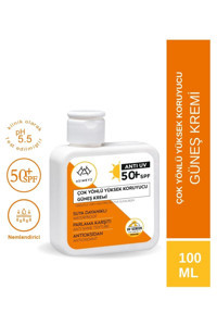 Asimeyz Sun Care 50 Faktör Tüm Ciltler İçin Nemlendirici Suya Dayanıklı Yüz Güneş Kremi 100 ml