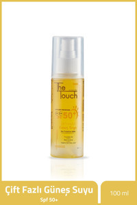 The Touch By Seda Altın Blue Light Touch 50 Faktör Tüm Ciltler İçin Leke Karşıtı Nemlendirici Yağsız Suya Dayanıklı Yüz ve Vücut Güneş Kremi 100 ml