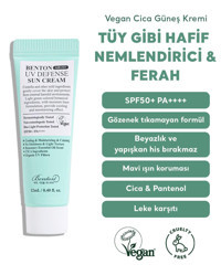 Benton Air Fit Uv Defense 50 Faktör Tüm Ciltler İçin Nemlendirici Suya Dayanıklı Yüz Güneş Kremi 50 ml