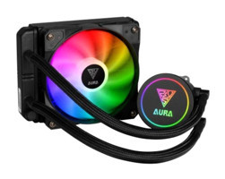 Gamdias AURA GL120 Sessiz 4 Pin 1 Fanlı Sıvı Soğutmalı RGB Masaüstü İşlemci Soğutucu