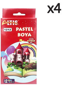 Altıs 12'li 4'lü Pastel Boya