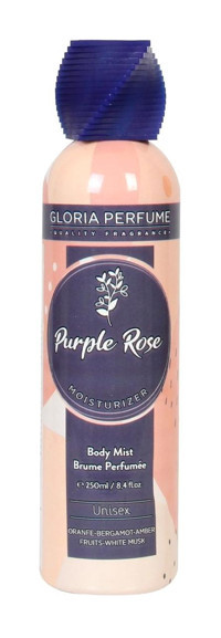 Gloria Perfume Purple Rose Meyvemsi Unisex Vücut Spreyi 250 ml