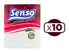 Senso Kağıt Peçete 10x100'lü