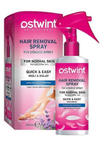 Ostwint Sensitive Normal Ciltler İçin Koltuk Altı Bacak Kadın Tüy Dökücü Sprey 150 ml