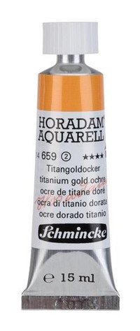 Schmincke Horadam Tüp Titanium Gold Ochre 15 ml Sulu Boya