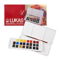 Lukas Aquarell Studio 24 Renk 12 Tablet Sulu Boya