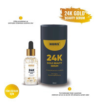 Nurs 24k Altın Parçacıklı Hyalüronik Asit Yaşlanma Kırışıklık Karşıtı Jel Yüz Serumu 30 ml