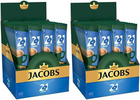 Jacobs 2'si 1 Arada Sade 10.5 gr 80 Adet Granül Kahve Hazır Kahve