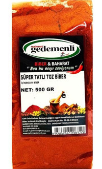 Gedemenli Süper Tatlı Toz Biber 500 gr