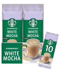 Starbucks Premium Beyaz Çikolata 10x24 gr Mocha Hazır Kahve