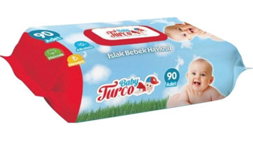 Baby Turco Klasik 90 Yaprak 2'li Paket Islak Bebek Havlusu