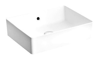 Vitra Nuo 7436b0030016 Tekli 50 cm Seramik Dikdörtgen Lavabo Beyaz