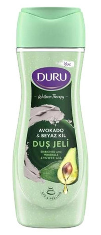 Duru Wellness Therapy Avokado Beyaz Kil Nemlendirici Duş Jeli 24x450 ml