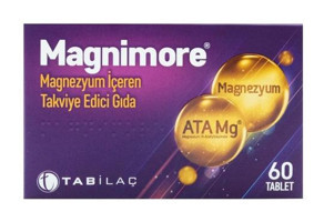 Magnimore Magnezyum Takviye Edici Gıda Aromasız Yetişkin Vitamin 60 Tablet