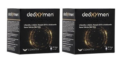 Deoxymen Takvite Edici Gıda Aromasız Yetişkin Vitamin 2x30 Şase