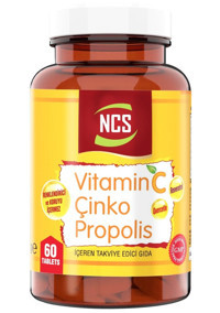 Ncs Vitamin C D Propolis Çinko Aromasız Yetişkin Vitamin 60 Tablet