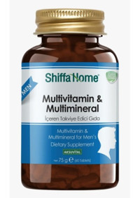 Shiffa Home Man Aromasız Yetişkin Vitamin 60 Tablet