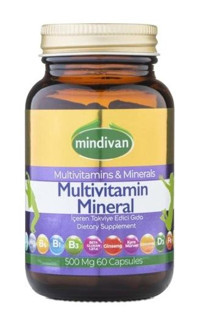 Mindivan Multivitamin Aromasız Yetişkin Vitamin 60 Kapsül