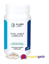 Klaire Vital-Zymes Complete Aromasız Yetişkin Vitamin 120 Kapsül