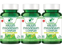 Yurdavit Kalium Magnesium Complex Aromasız Yetişkin Vitamin 3x60 Tablet