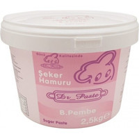 Dr. Paste Dr Paste Bebe Pembe Şeker Hamuru 2,5kg