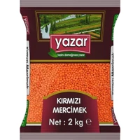 Yazar Yerli Kırmızı Mercimek 2 kg