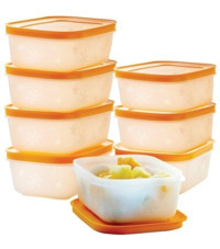 Tupperware Alaska 8 Parça Kare Plastik Saklama Kabı