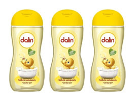 Dalin Klasik Göz Yakmayan Hipoalerjenik Hassas Ciltler İçin Bebek Şampuanı 3x200 ml