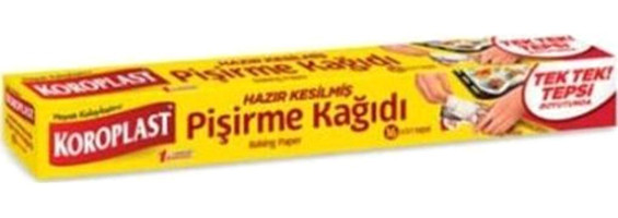 Koroplast Hazır Kesilmiş Pişirme Kağıdı 16x12 Adet