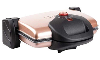 Tantitoni Waffle Plakalı Granit 1800 W Rose Gold Tost Makinesi