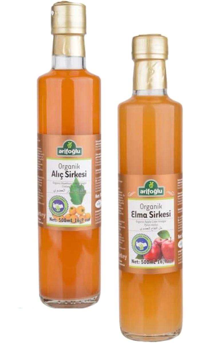 Arifoğlu Organik Alıç-Elma Sirke 2x500 ml