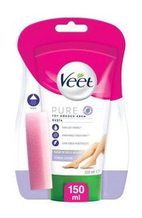 Veet Pure Tüm Ciltler İçin Koltuk Altı Bacak Genital Bölge Kadın Tüy Dökücü Krem 150 ml