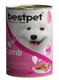 Best Pet Kuzu Etli Aromalı Jöleli Yavru Köpek Maması 400 gr Tekli