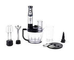 Arnica Diva Pro Gh-21801 1.7 lt Plastik Hazneli Turbolu Çift Bıçaklı 7'li Blender Seti Gümüş