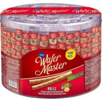 Çizmeci Time Wafer Master Fındıklı Kakaolu Rulo Rulo Gofret 4x648 gr