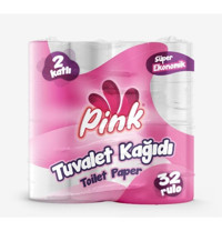 Pink 2 Katlı 32'li Tuvalet Kağıdı